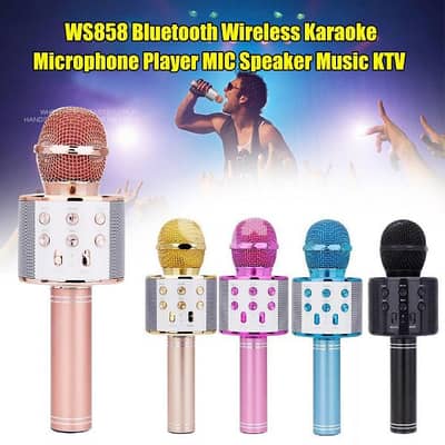 NEW  Wireless Handheld Microphone KTV Karaoke Stereo USB Player