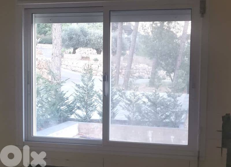 branded new Aluminium sedim 2000 2 doors + 4 windows+ 1 taka ألومينويم 0