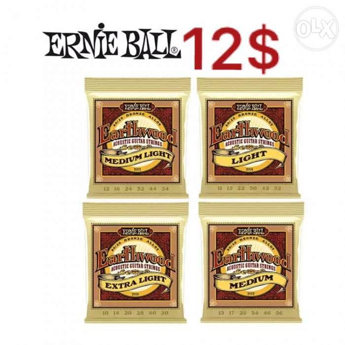 acoustic guitar strings اوتار غيتار حديد 0