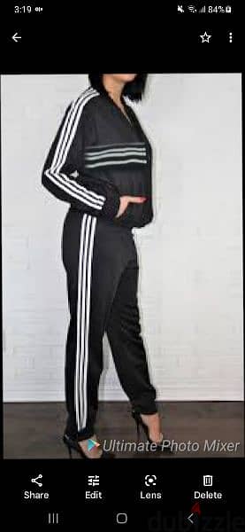 jogging set white stripes s to xxL terke 5