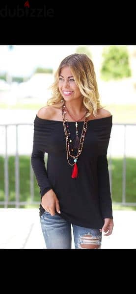 top aswad abbe 3arida s to xxL 3