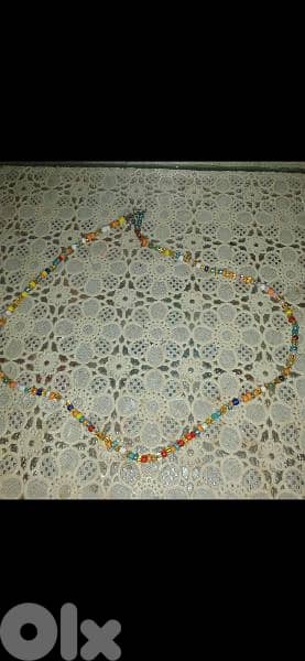 necklace 3a2ed multicoloured kharaz 1=7$ or 3= 15$ 4