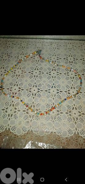 necklace 3a2ed multicoloured kharaz 1=7$ or 3= 15$ 5