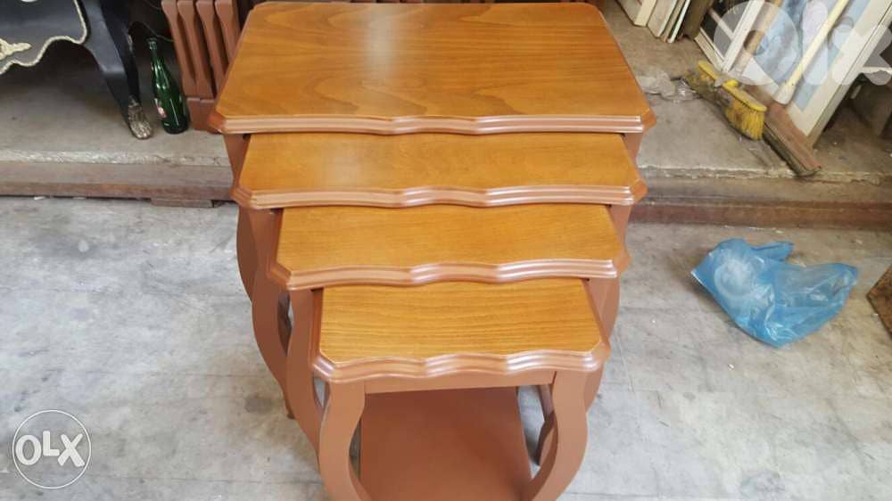 طقم طاولات 4 قطع 0