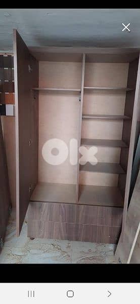 خزانة درفتين حجم كبير عرض متر 2