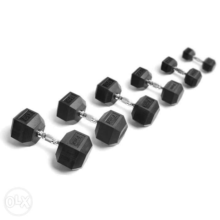 hexagon dumbbells 0