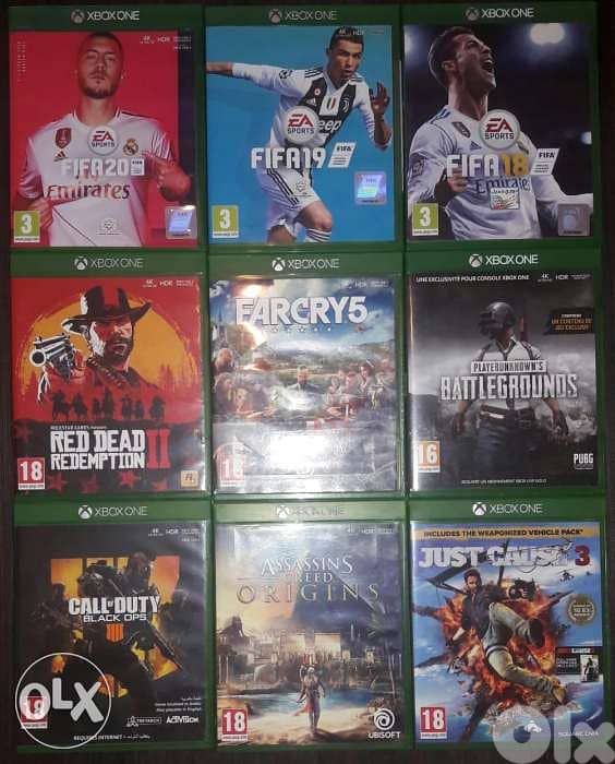 Xbox one games used org for sale 0