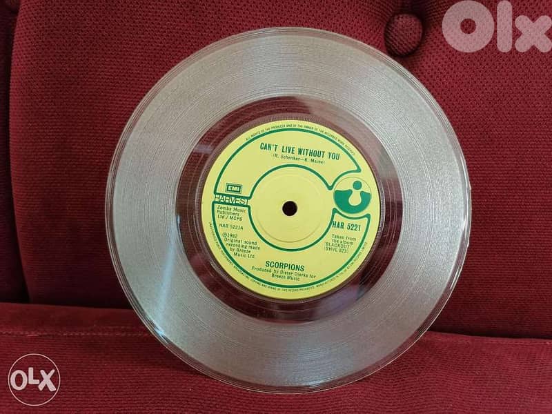 Scorpions - Can't Live Without You - Vinyl - Limited Edition - Clear 2
