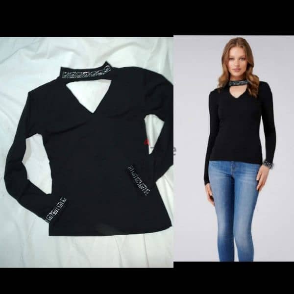 top cole haut maftou7a ma3 strass s to xxL 0