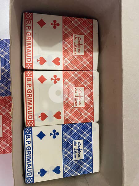 antique set of 5 vintage casino Liban deck cards 1