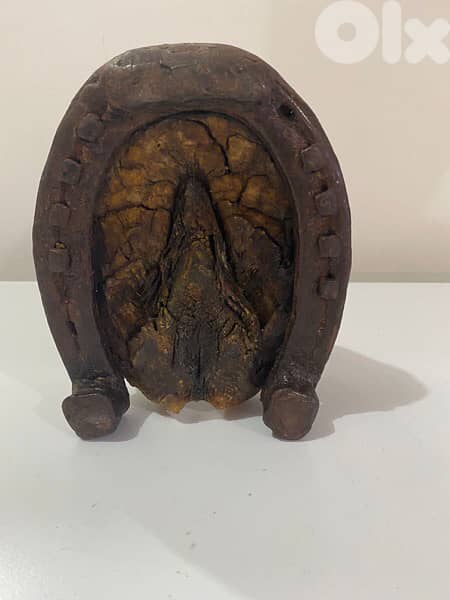 antique original 19th century horse shoe with sabot 4