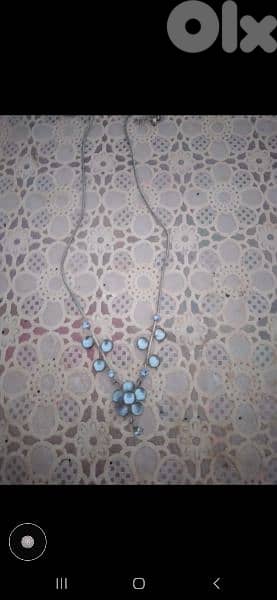 necklace blue sky necklace high quality vintage 3