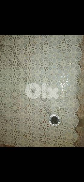 necklace big grey stone strass necklace 1