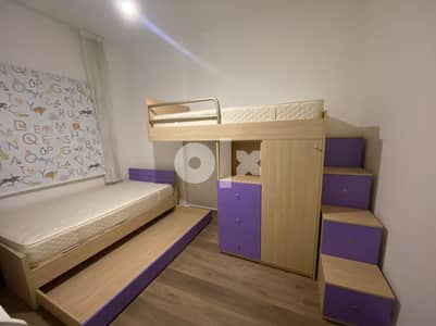 chambre enfant fille / kids bedroom 3 beds / girl/baby