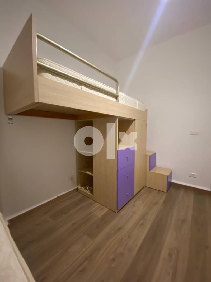 chambre enfant fille / kids bedroom 3 beds / girl/baby 1