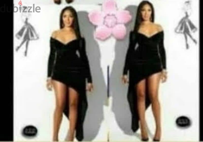 dress tawil min jeha w assir min jeha s to xxL 6