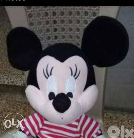 MINNIE MOUSE Plush as new, 43 Cm DISNEY wearing stuffed large Toy=15$ 1