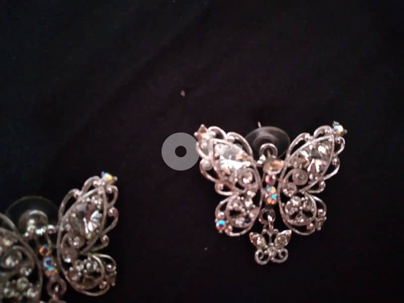 earrings butterflies swarovski original 1