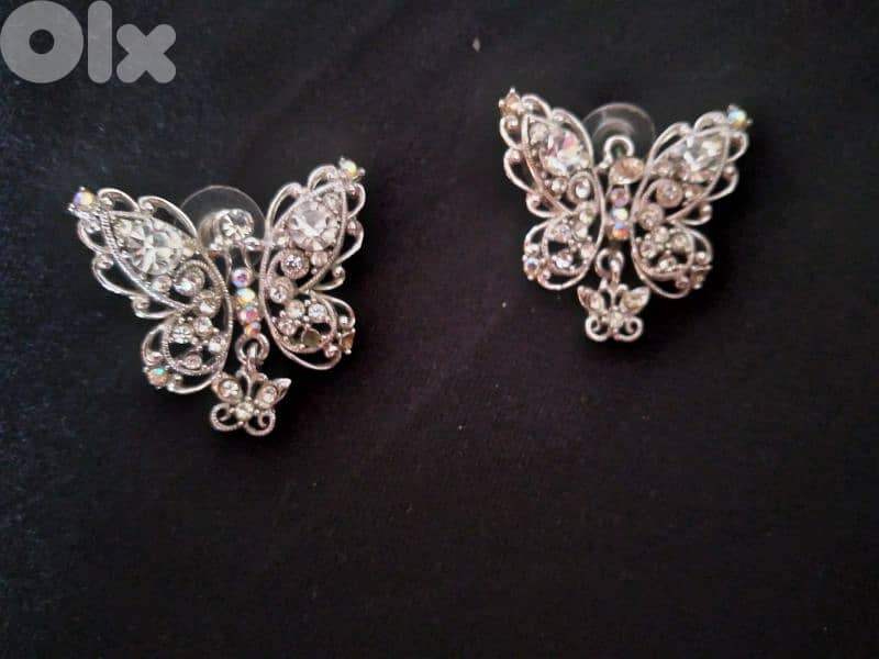 earrings butterflies swarovski original 6