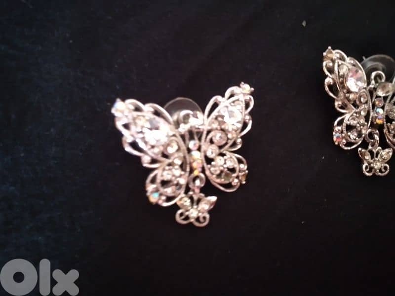 earrings butterflies swarovski original 7