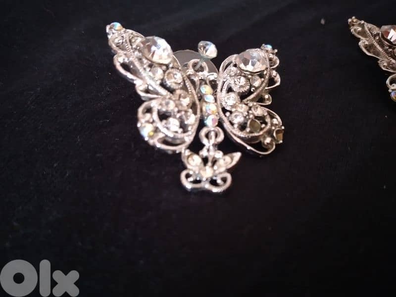 earrings butterflies swarovski original 9