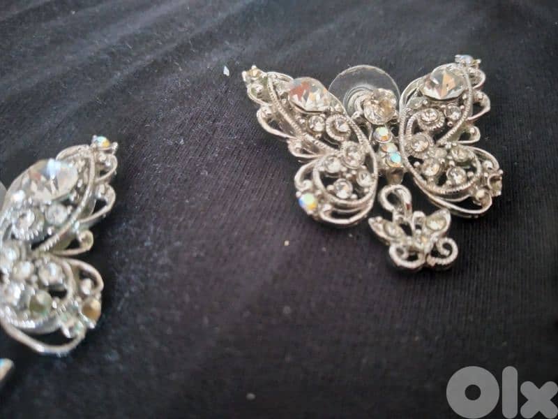 earrings butterflies swarovski original 10