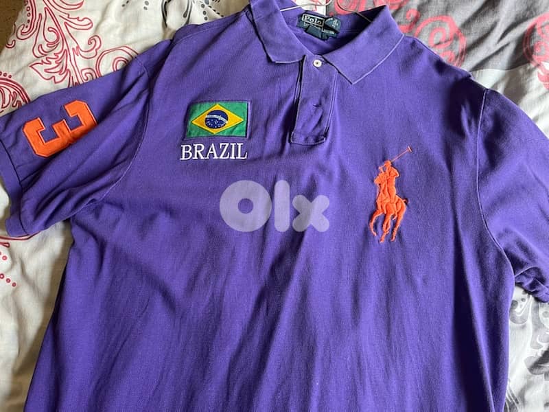 ralph lauren purple polo brasil authentic limited edition for 20 USD 0