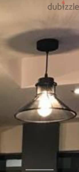 Suspended Lighting with lamp 0