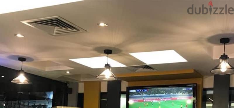 Suspended Lighting with lamp 1