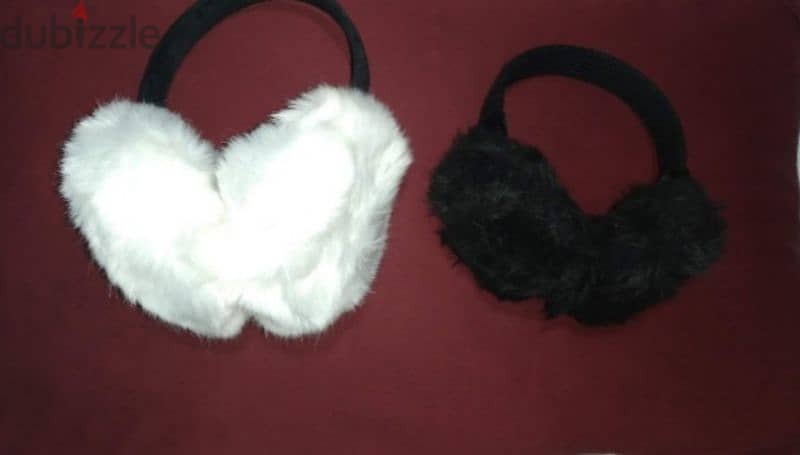 white or black cover for ears fur 2