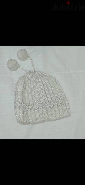 wool hat beige with shiny colour 1=7$ or 3= 15$ 1