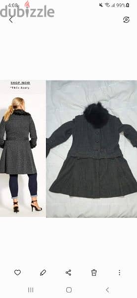 grey coat joukh ma3 faro btenchel s to xxL 0