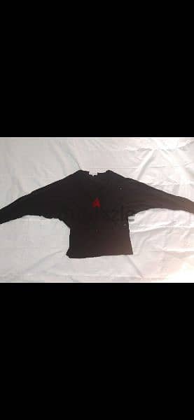 top souf ne3em terke wrap top black s to xxL 1=7$ or 3= 15$ 4