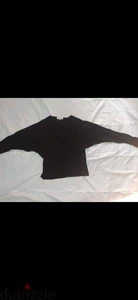 top souf ne3em terke wrap top black s to xxL 1=7$ or 3= 15$ 5