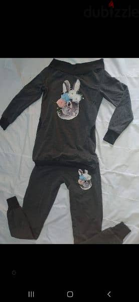 overall grey s to xL terke 8