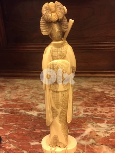 beautiful japanese meij era staue signed by artist 2