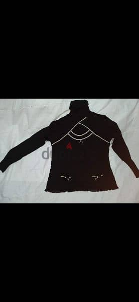 top mock neck gold trim top s to xxL 3