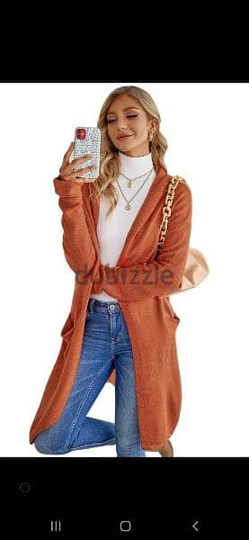 orange dark long sweater s to xxL 2