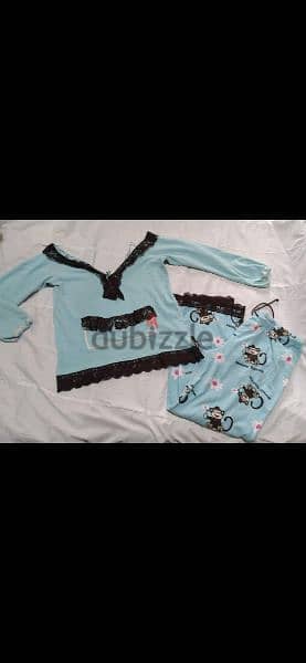 pyjama set blue jade s to xxL 2