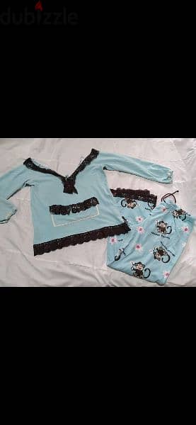 pyjama set blue jade s to xxL 3