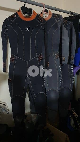 free dive aqualung 3mm, 5mm, 7mm small, medium 2