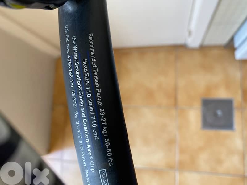 2 raquettes de tennis super légères (wilson Harmon Carbon) 1