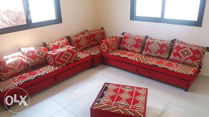 تفصيل مد وقعدات عربية ملونة 1
