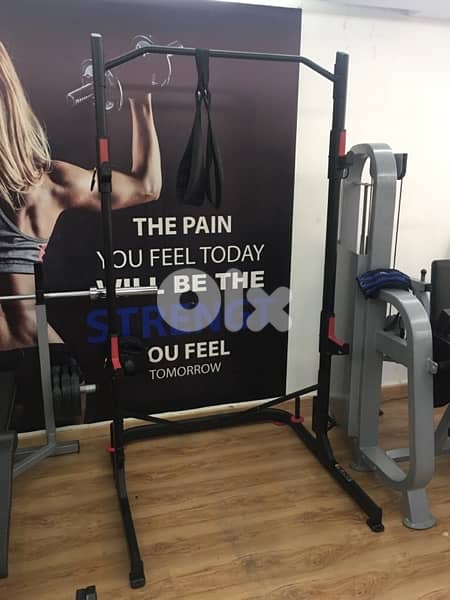 squat and bench rack Domyos like new heavy duty 70/443573 RODGE 0