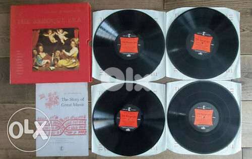 Story Of Great Music, The Baroque Era - 4 x Classical Vinyl LP Box Set 1