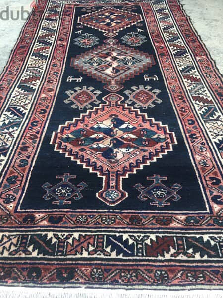 سجاد عجمي. 210/120. Persian Carpet. Hand made. Antique 0