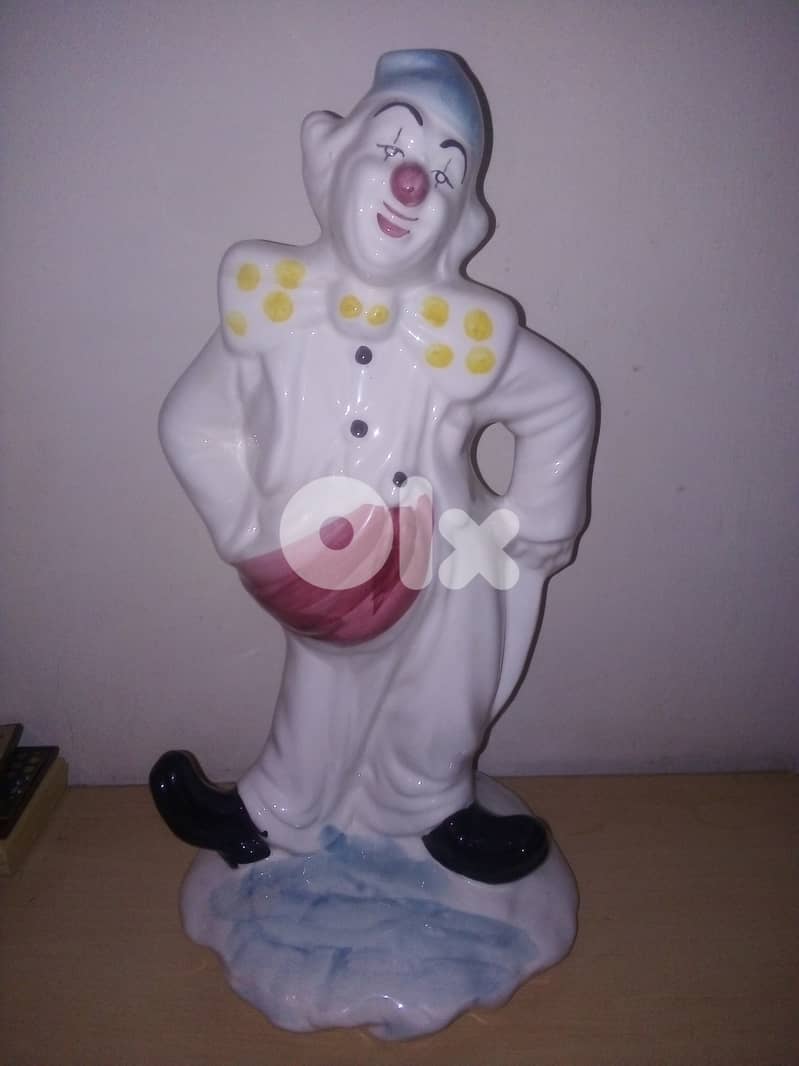 Ceramic clown 35 cm 0