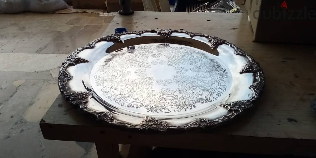 Silver Sweedish fruit platter 0