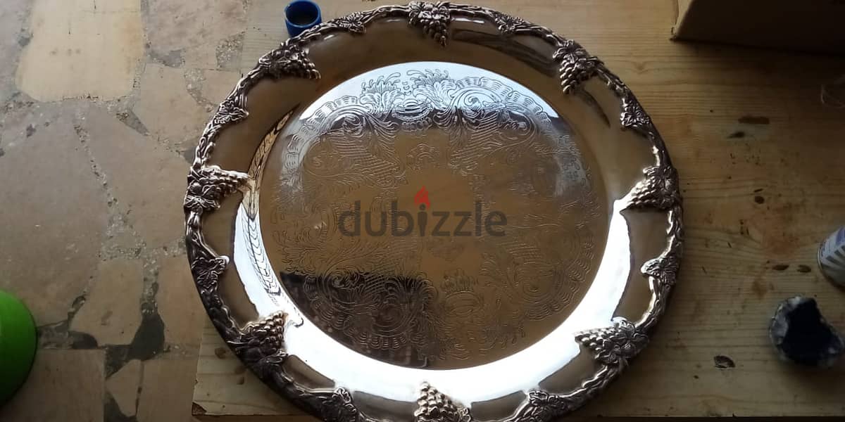Silver Sweedish fruit platter 1