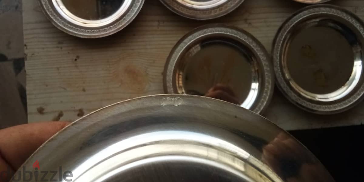 Siom small silver platters 12 pieces 2